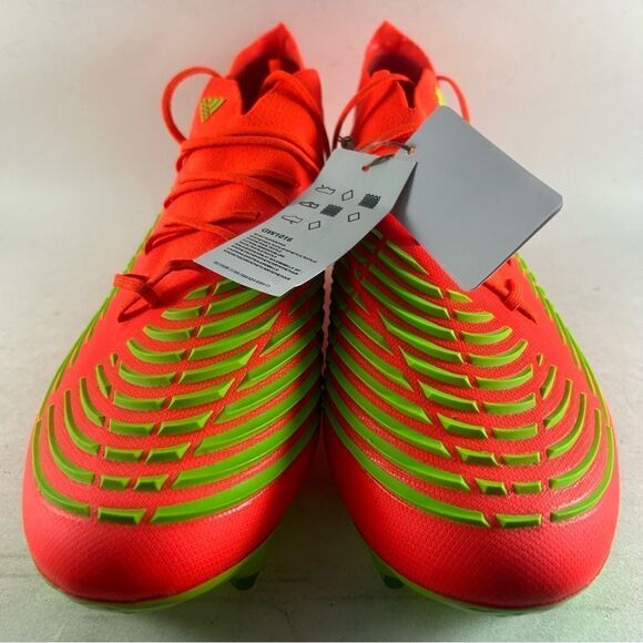Adidas Predator Edge.1 SG Soccer Cleats Orange Size Mens 4.5 Womens 5.5 GW1016 - Picture 2 of 9